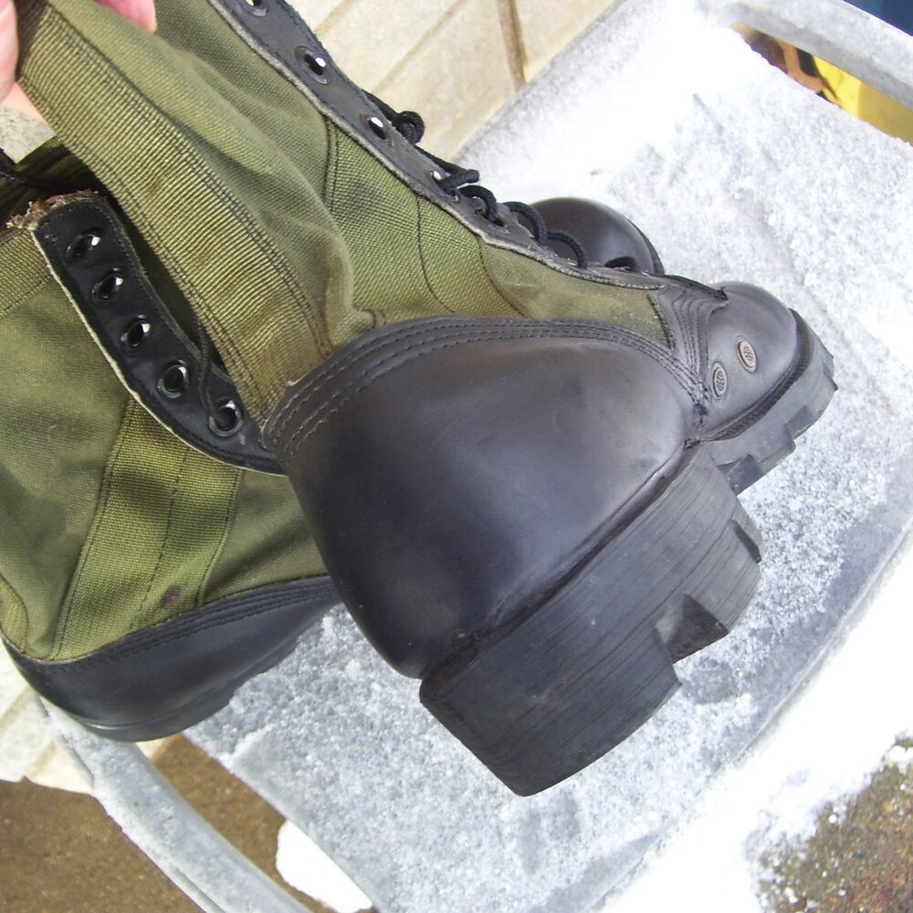 Vintage Ro Search Combat Jungle Boots Hiking Spike Protective Military 10 R USA - Picture 4 of 7